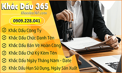 Banner khắc con dấu mobile
