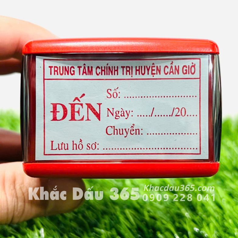 con dấu công văn đến