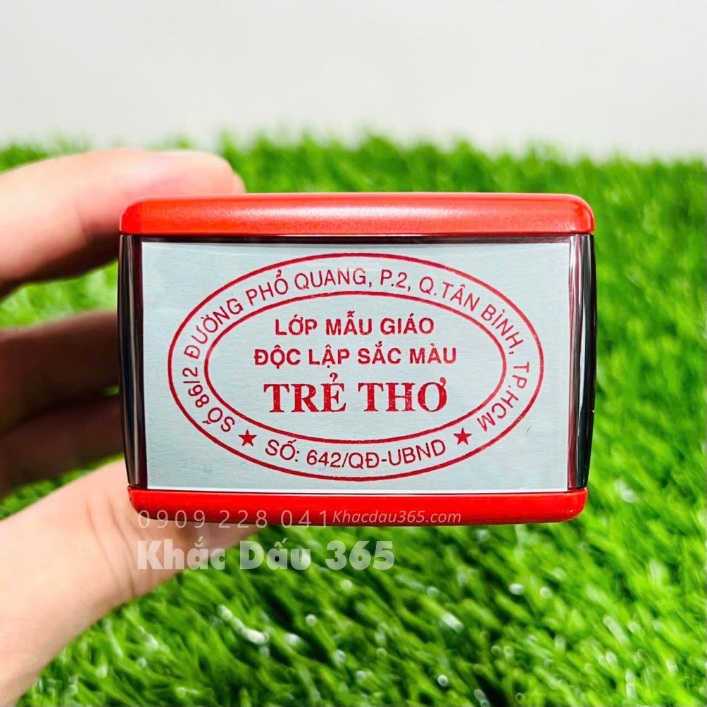 con dấu lớp mẫu giáo