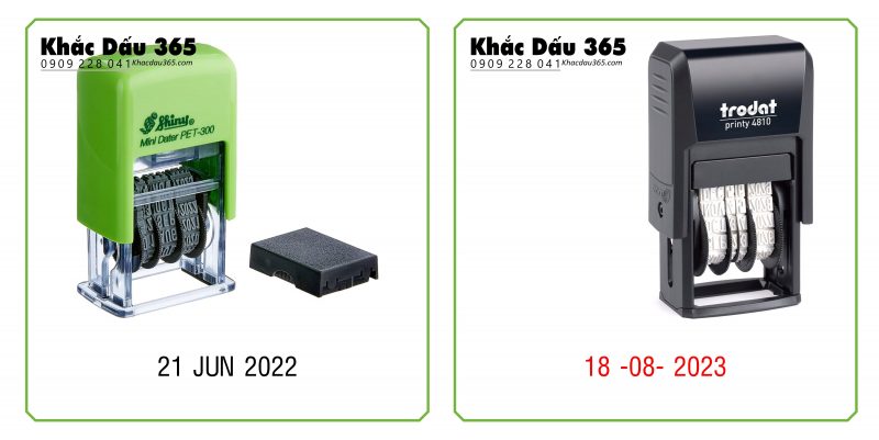 khắc con dấu ngày tháng năm