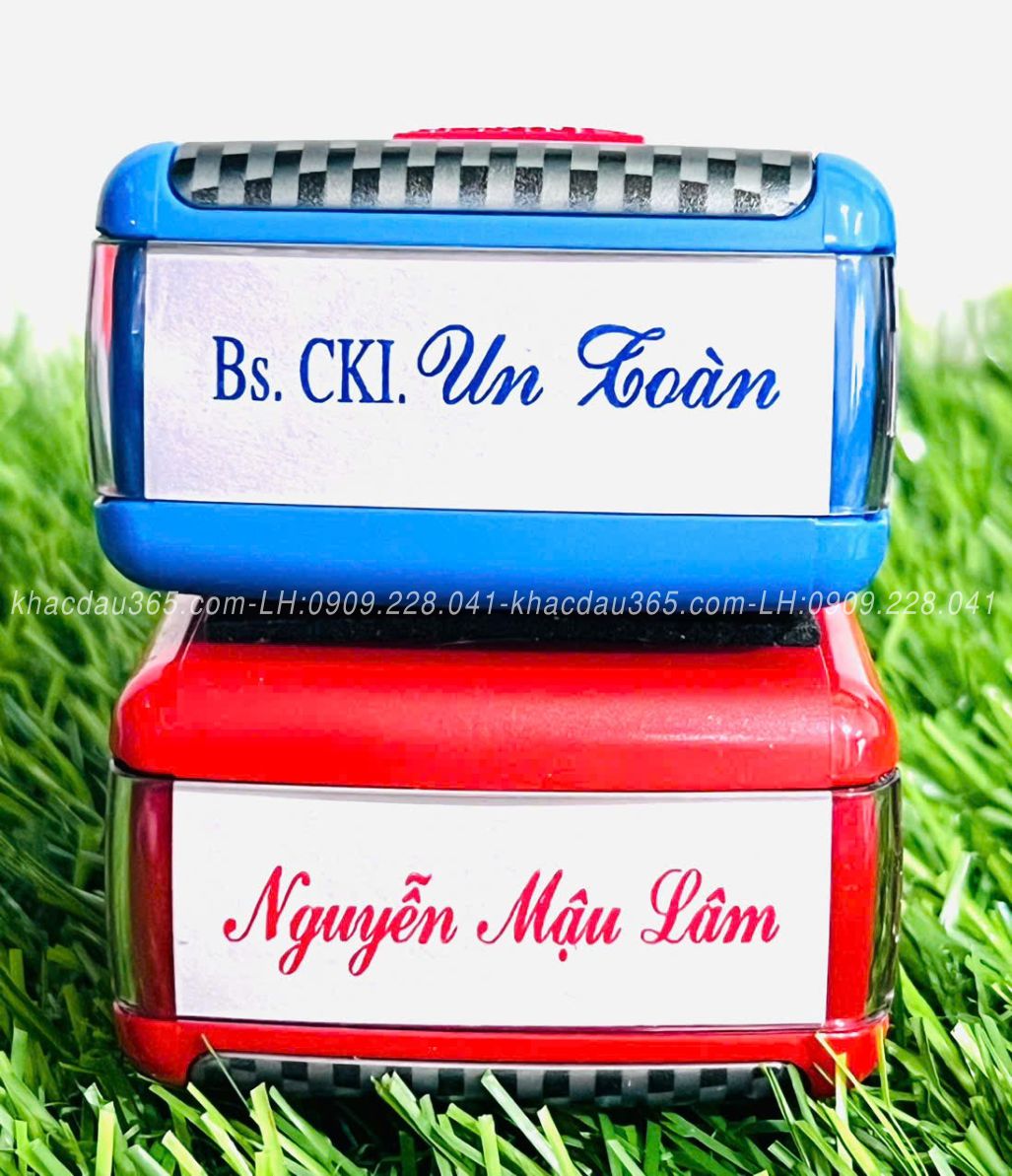 mẫu con dấu tên bác sĩ