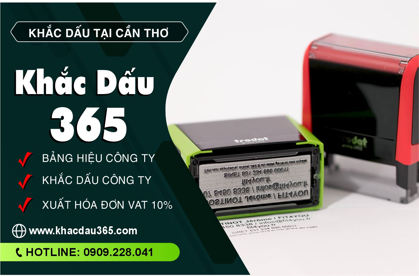 Đơn vị khắc dấu Cần Thơ giá rẻ, uy tín nhất hiện nay