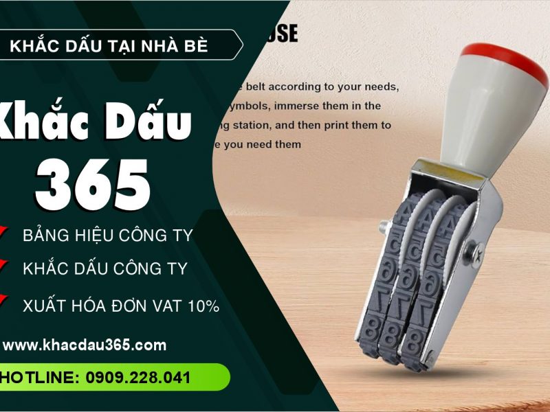Dịch vụ khắc dấu tại Nhà Bè giá rẻ, giao ngay trong ngày