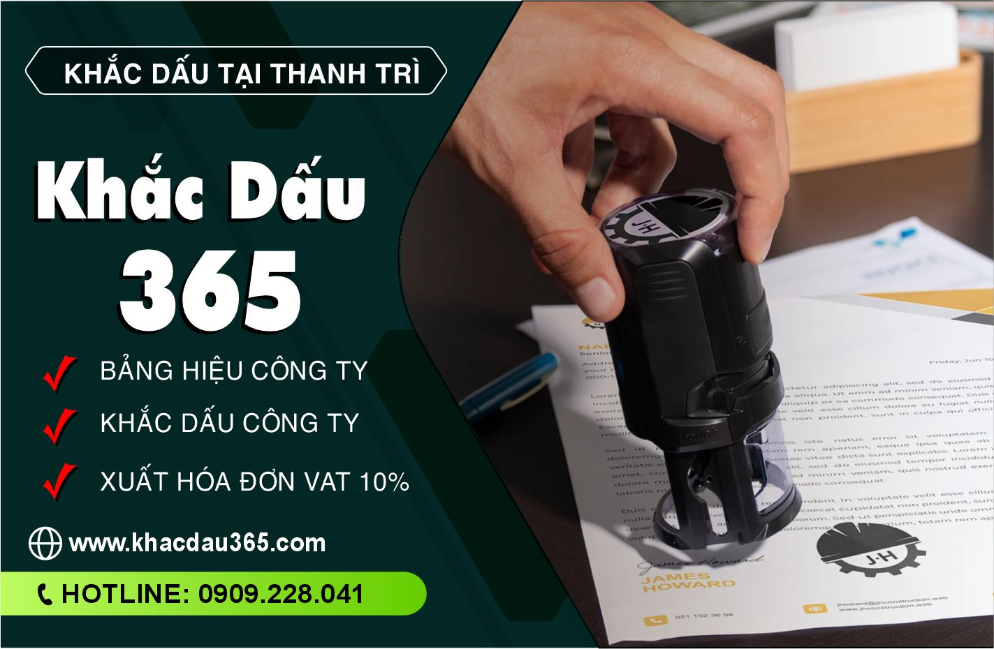 Khắc Dấu tại Thanh Trì – Đơn vị khắc dấu chuyên nghiệp, uy tín