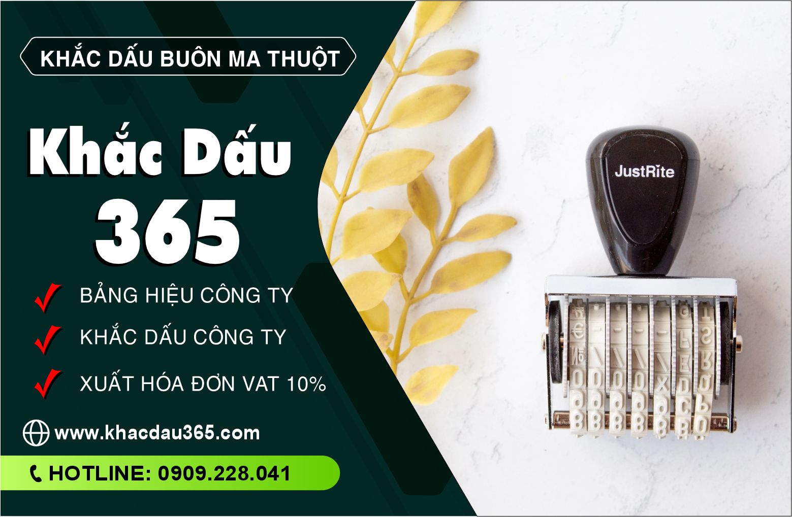 Đơn vị khắc dấu tại Buôn Ma Thuột cao cấp, uy tín, giá tốt
