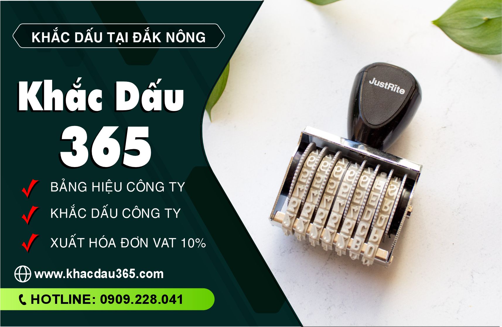 Khắc dấu tại Đắk Nông – Đơn vị nào uy tín, giá tốt nhất?
