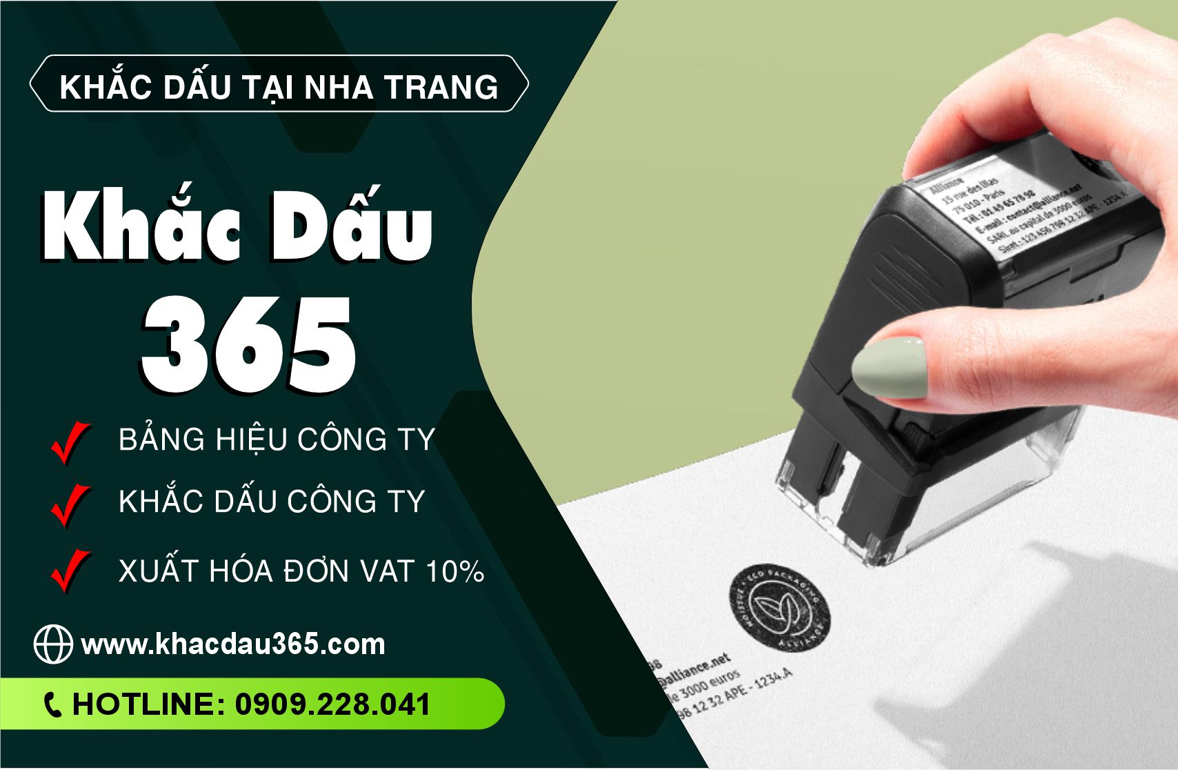 Khắc dấu tại Nha Trang nên chọn đơn vị nào uy tín, chất lượng?