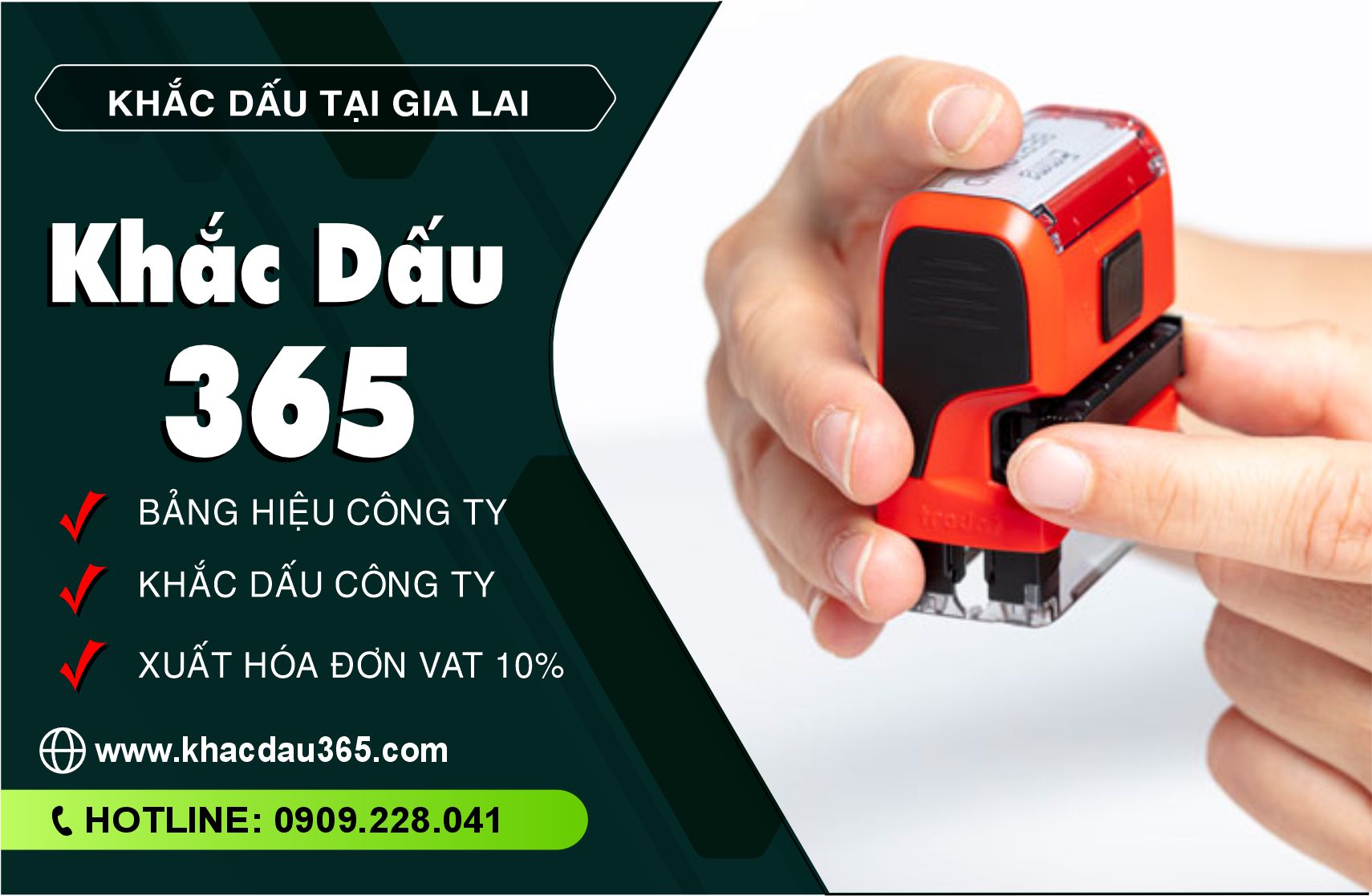 Khắc Dấu Gia Lai Uy Tín – Nhanh Chóng – Giá rẻ