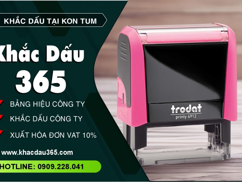 Khắc Dấu Kon Tum Giá rẻ – Chất Lượng – Lấy Ngay