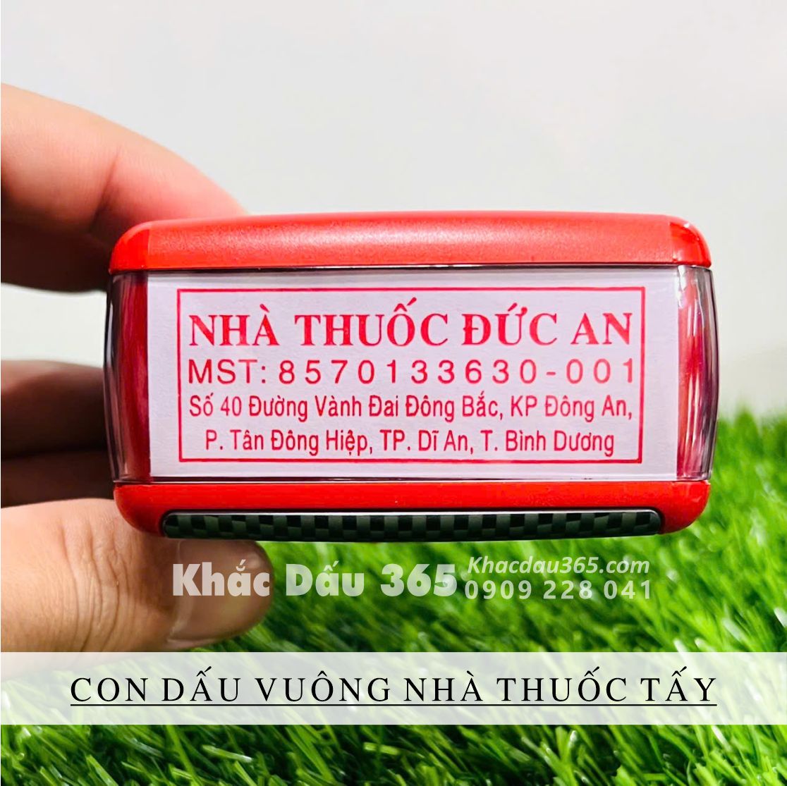 Con Dấu Vuông Nhà Thuốc Tây