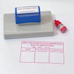 Con dấu bản vẽ hoàn công