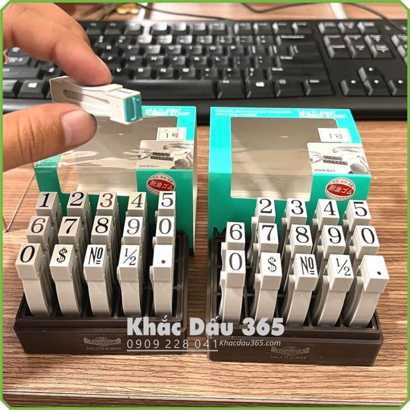 khắc con dấu số nhảy số thứ tự