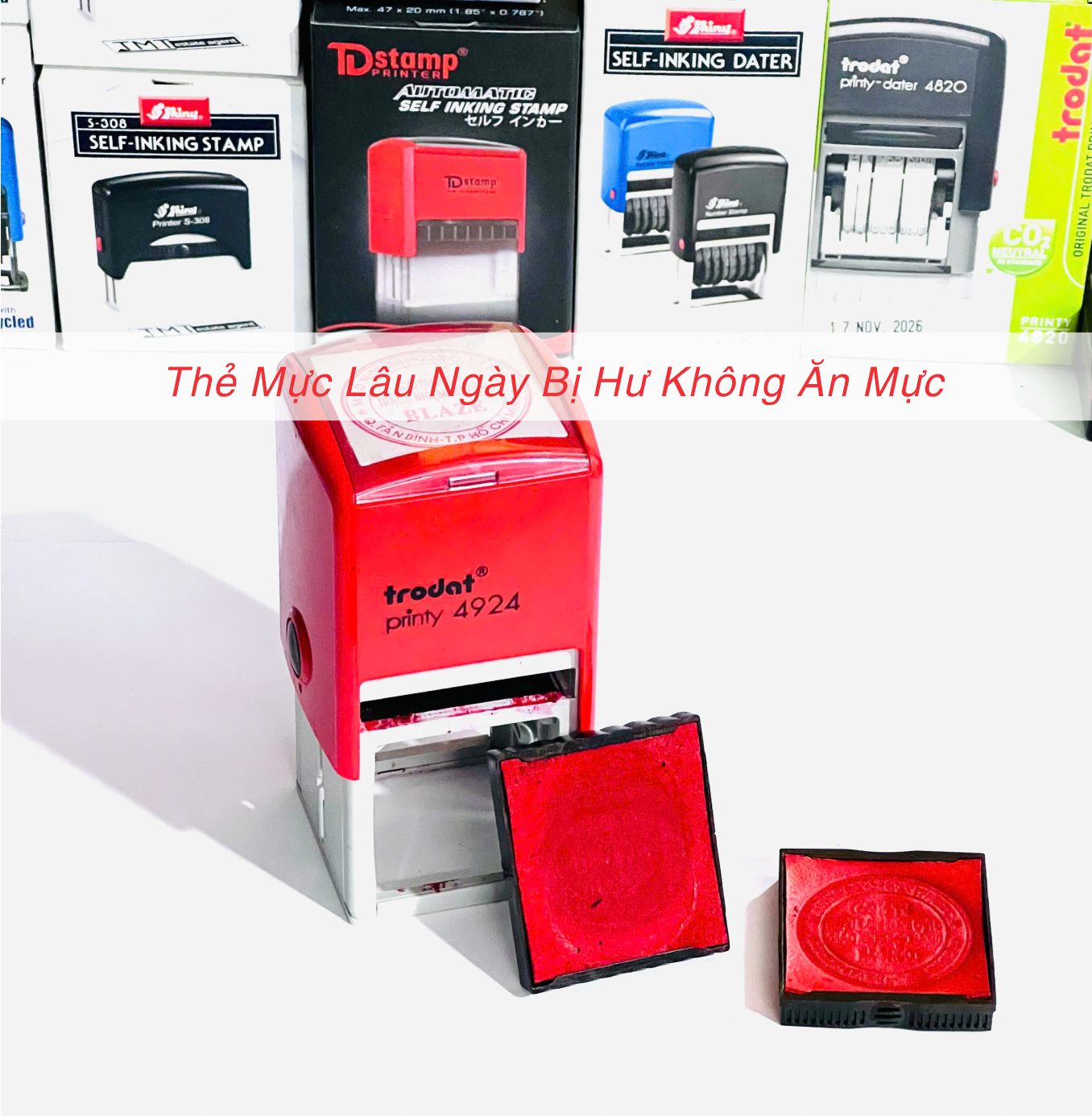 tampon mực con dấu hư công ty