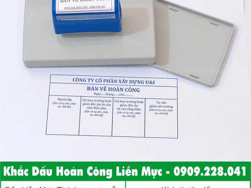 Tại sao khắc dấu hoàn công là cần thiết?