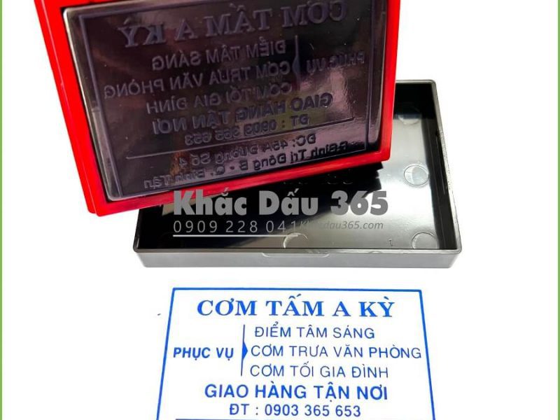 Con dấu đóng hộp xốp đúng chuẩn