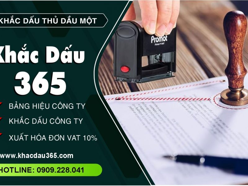 Khắc dấu tại thủ dầu một chỉ từ 60k lấy ngay trong ngày