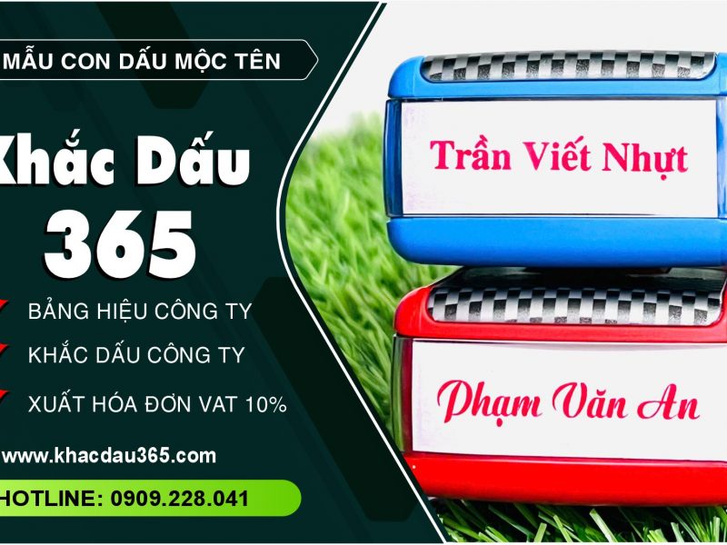 Làm con dấu tên riêng, chức danh uy tín