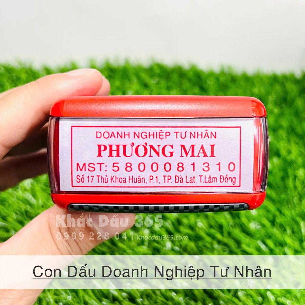 con dấu doanh nghiệp tư nhân