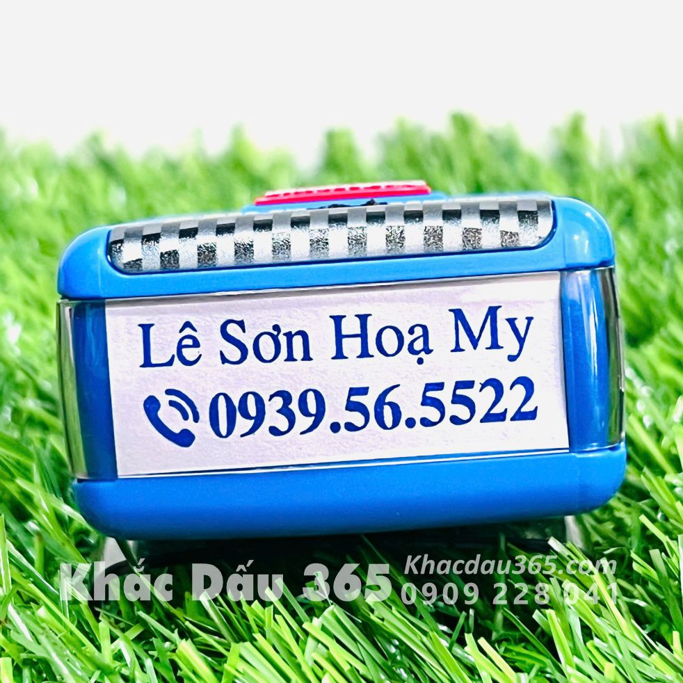 con dấu ghi số điện thoại