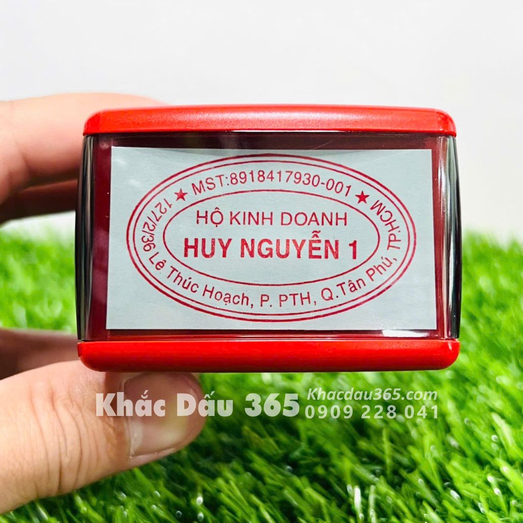 con dấu oval hộ kinh doanh