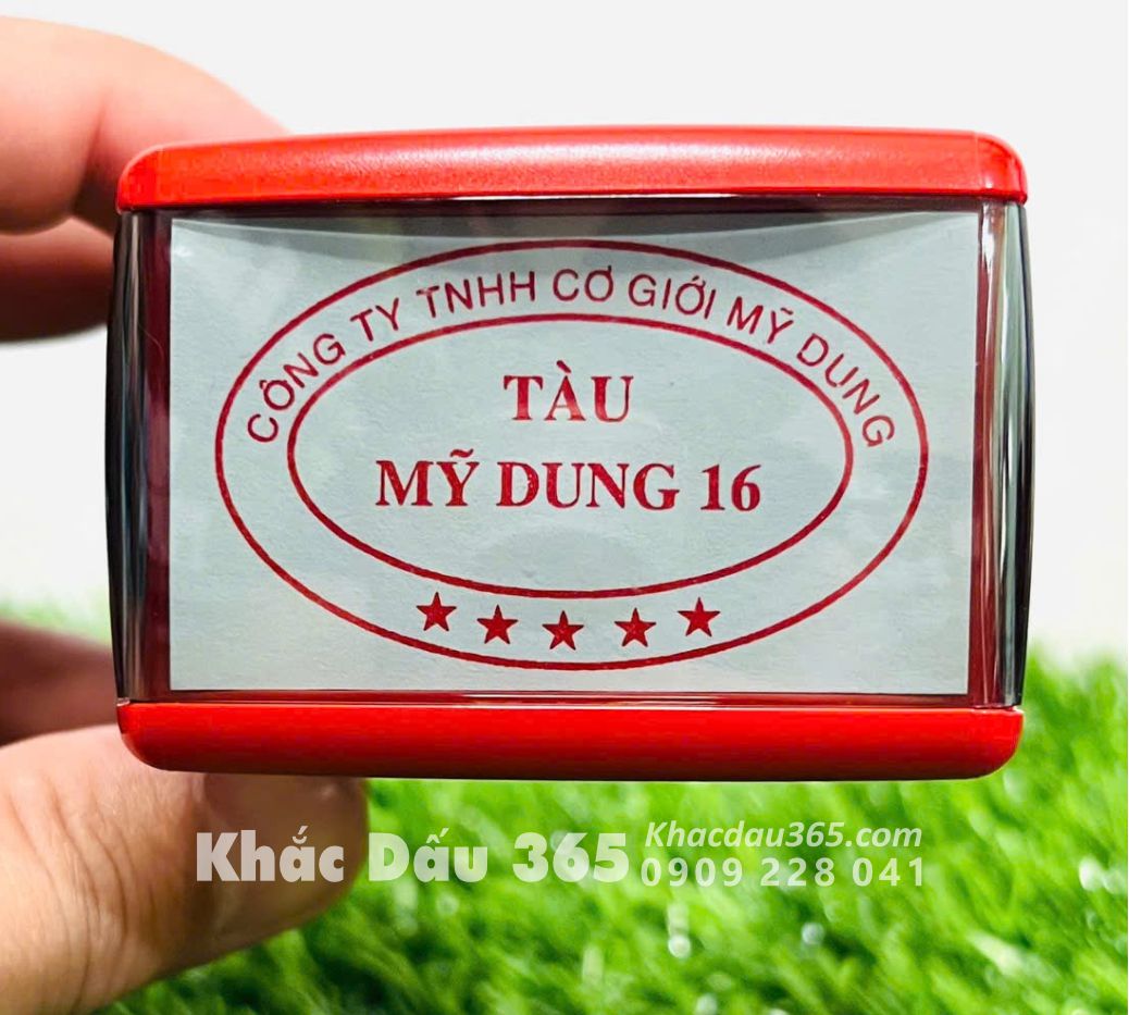 con dấu oval tàu cơ giới