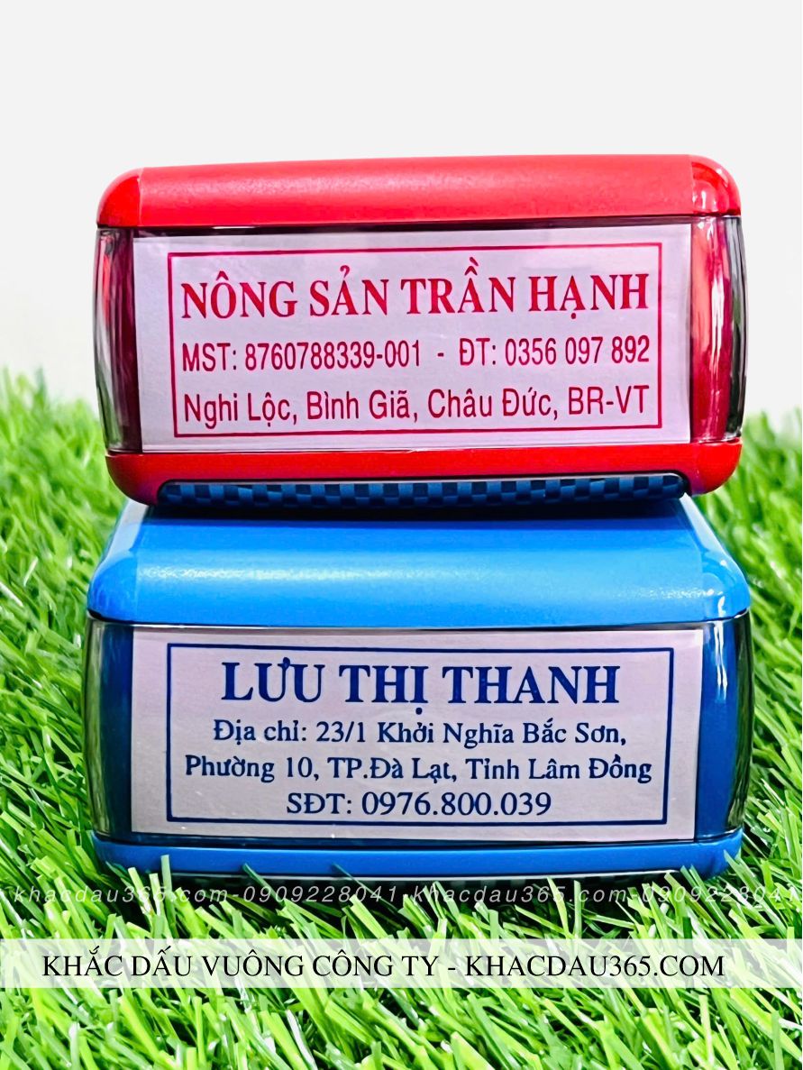 dịch vụ làm con dấu vuông chất lượng tốt