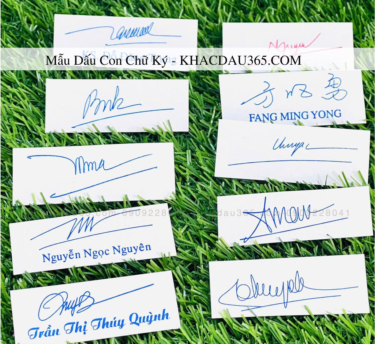 mẫu con dấu chữ ký đẹp