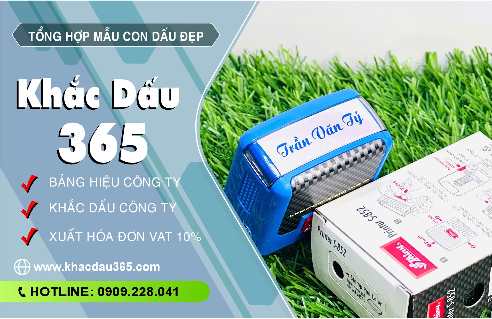 Tổng hợp những mẫu con dấu cá nhân phổ biến và đẹp nhất