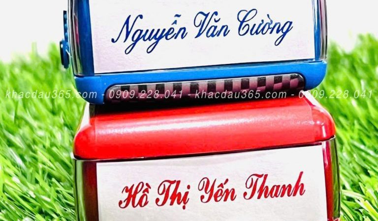 Dấu tên bị mờ sau một thời gian sử dụng phải làm sao?