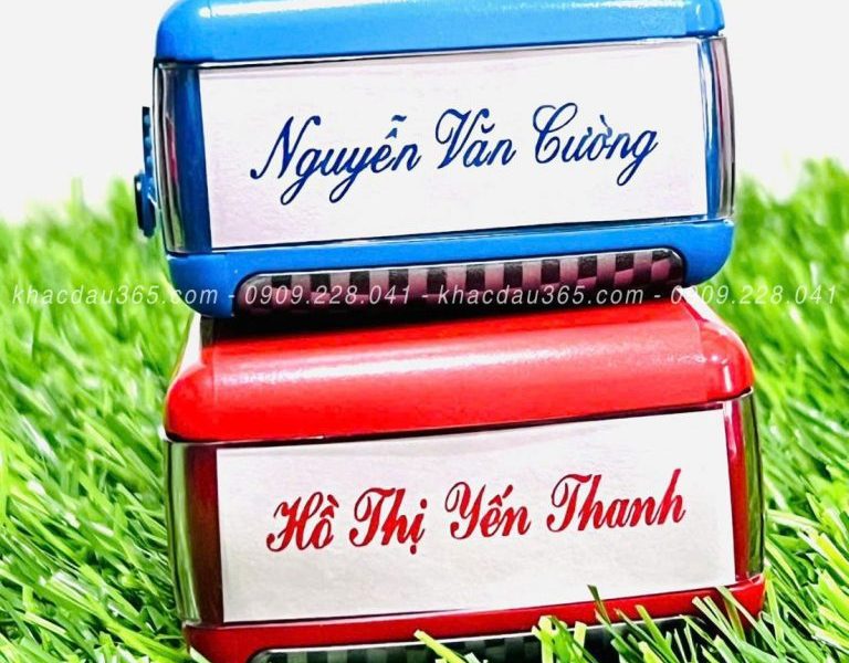 Dấu tên bị mờ sau một thời gian sử dụng phải làm sao?
