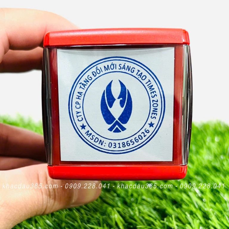 khắc dấu tròn công ty tại Hà Nội