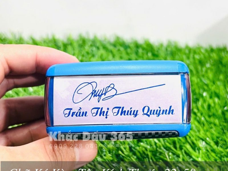 Dịch vụ làm mộc chữ ký TPHCM nhanh, giá rẻ