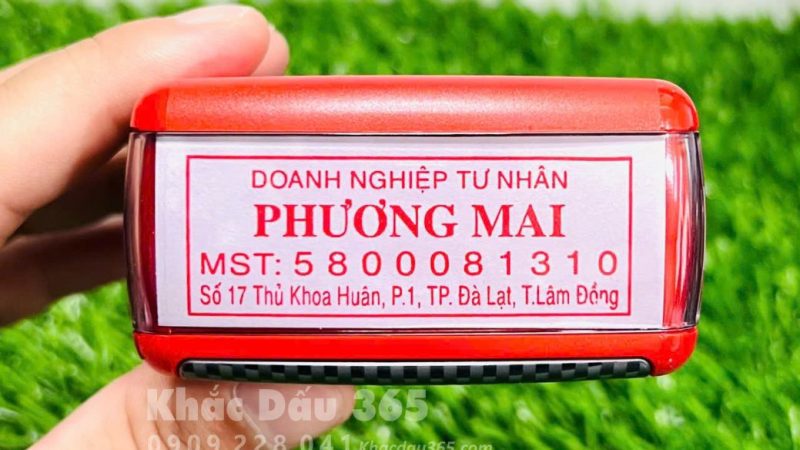 Quy trình khắc dấu lấy liền trong 5 – 10 phút tại Khắc Dấu 365