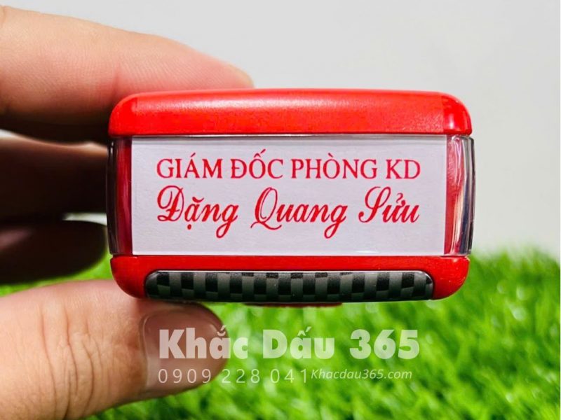 Dịch vụ khắc dấu phường Bình Phú giá rẻ, bền, mực nét