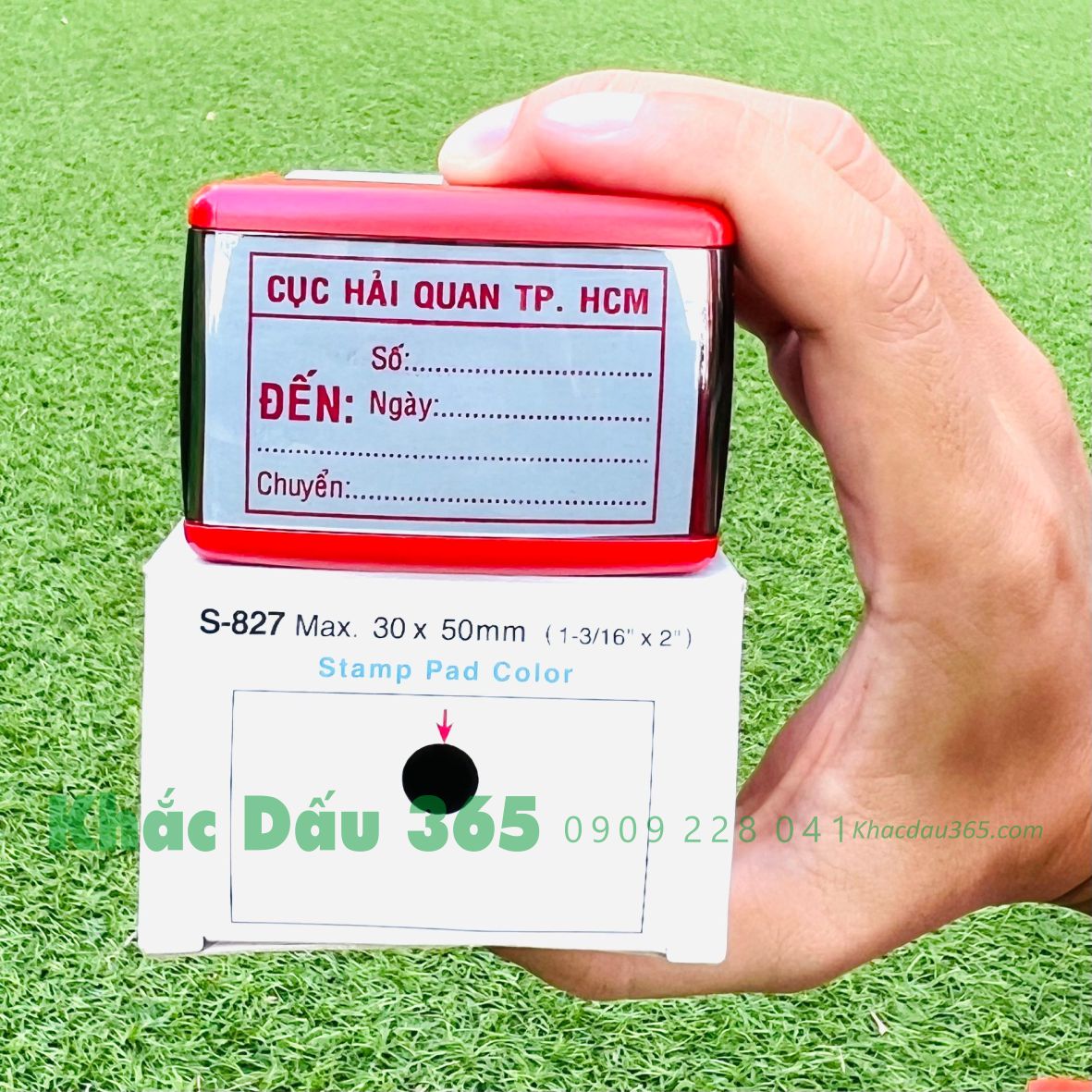 Khắc dấu phường Cầu Ông Lãnh