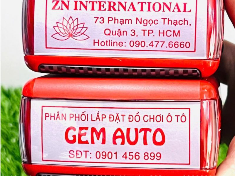 Cơ sở khắc dấu phường Nhiêu Lộc đảm bảo chất lượng