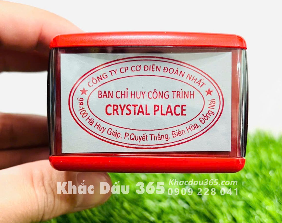 Khắc dấu phường Tân Mỹ