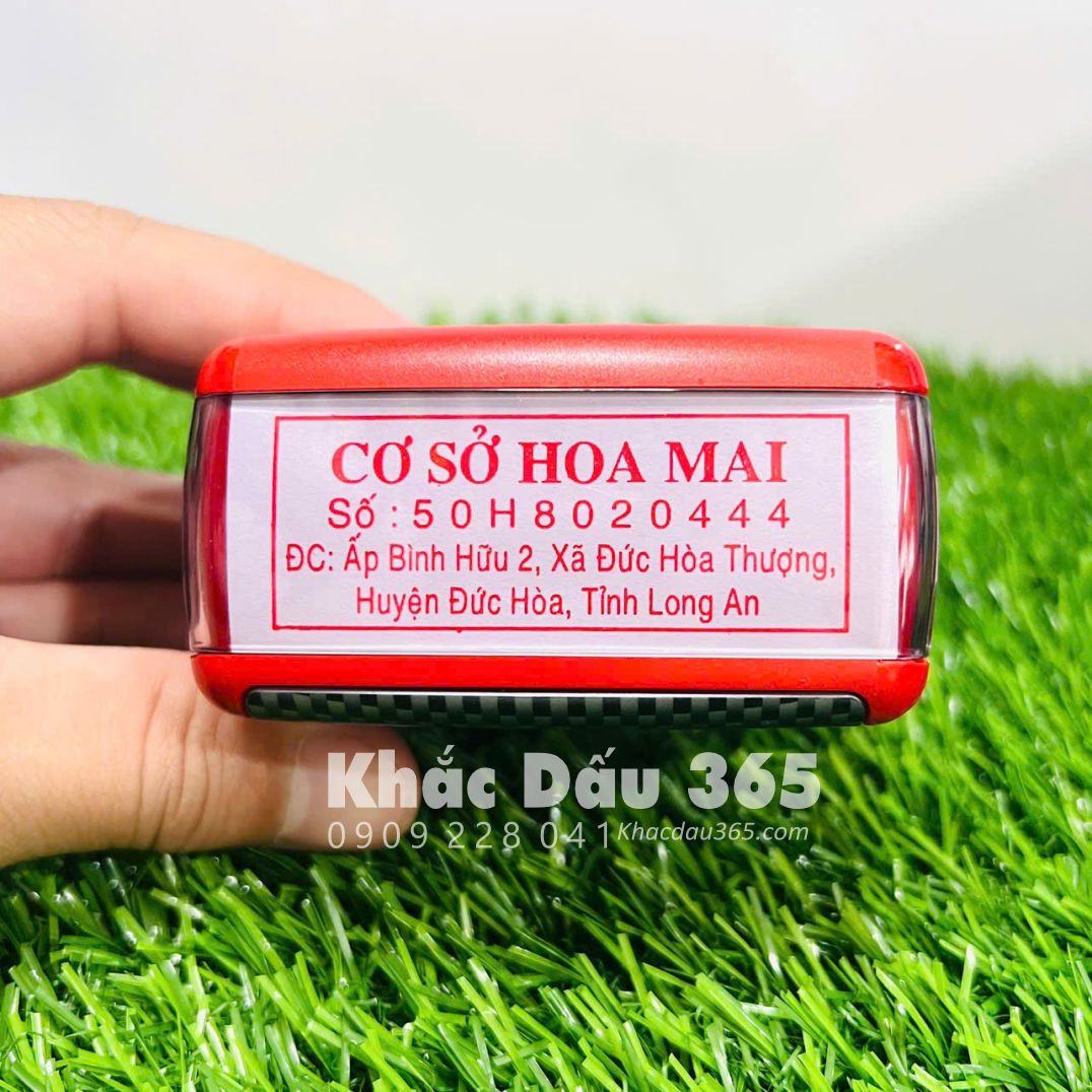 Khắc dấu phường Tân Thuận