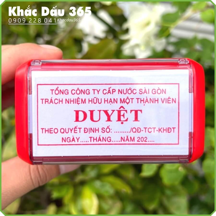 Địa chỉ khắc dấu phường Tân Thuận chuẩn, nét đẹp, mực bền
