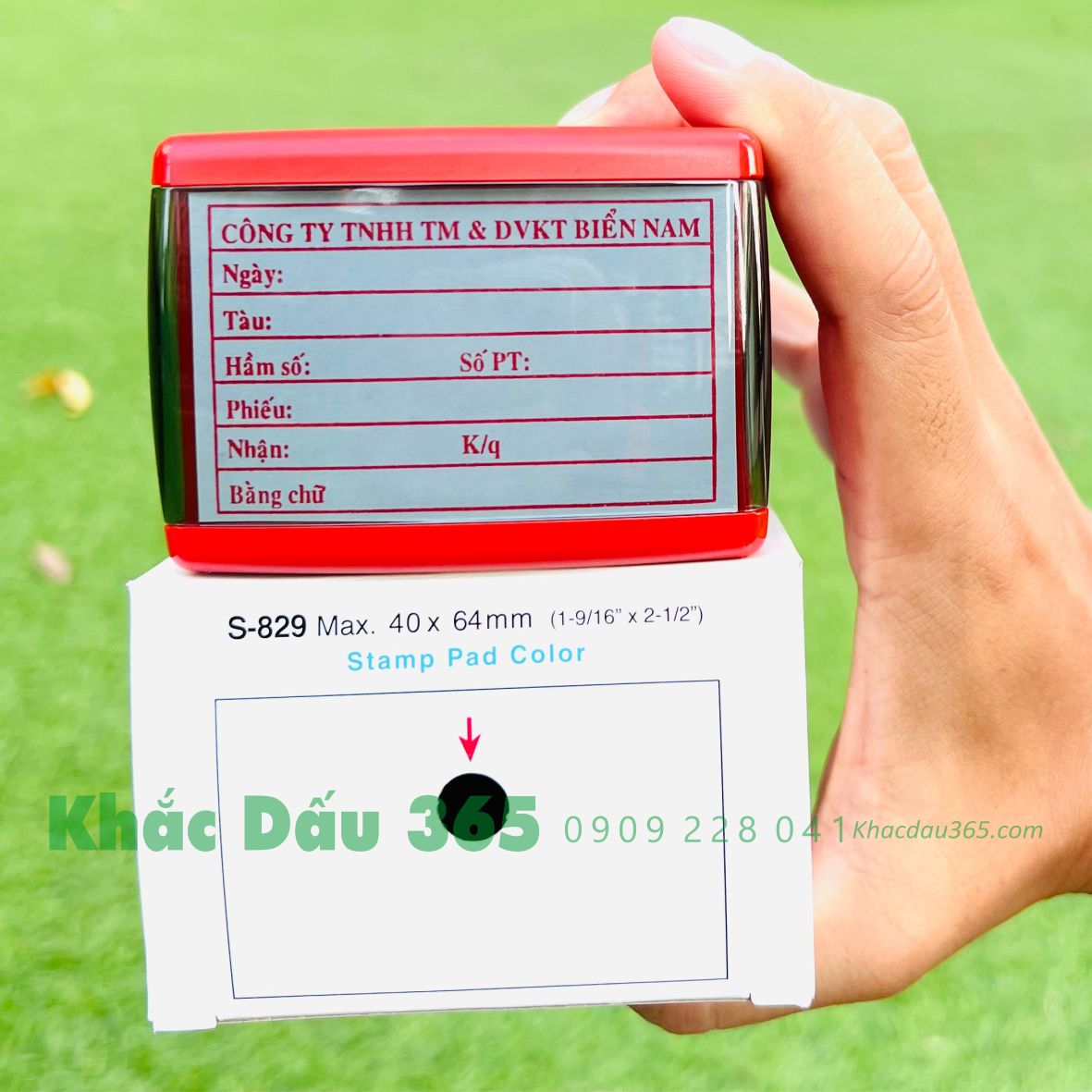 Khắc dấu phường Bình Lợi Trung