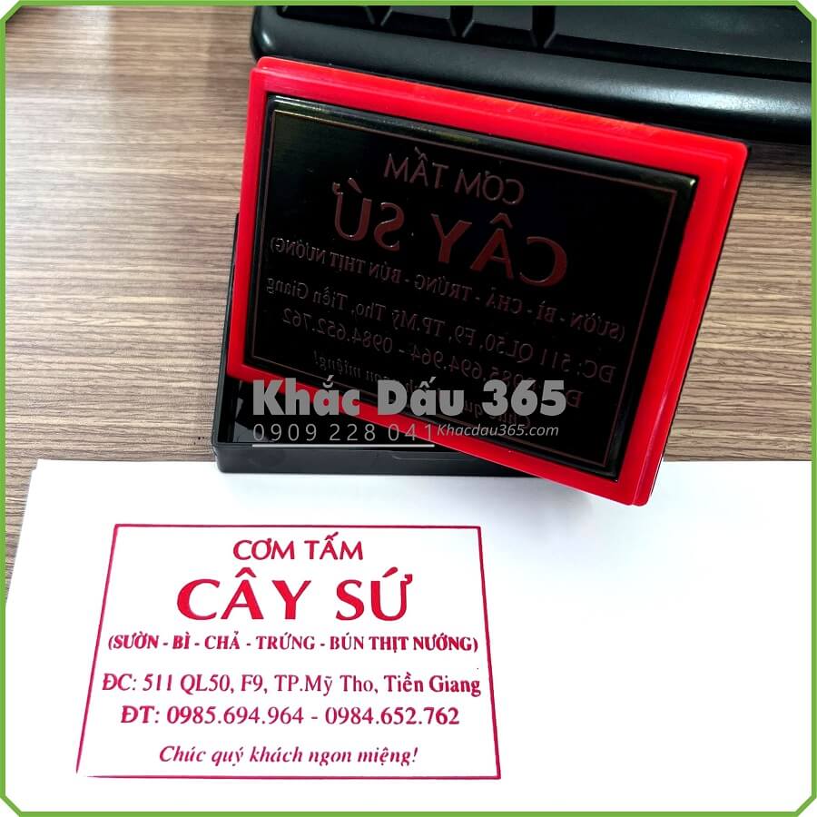 Khắc dấu phường Bình Thạnh