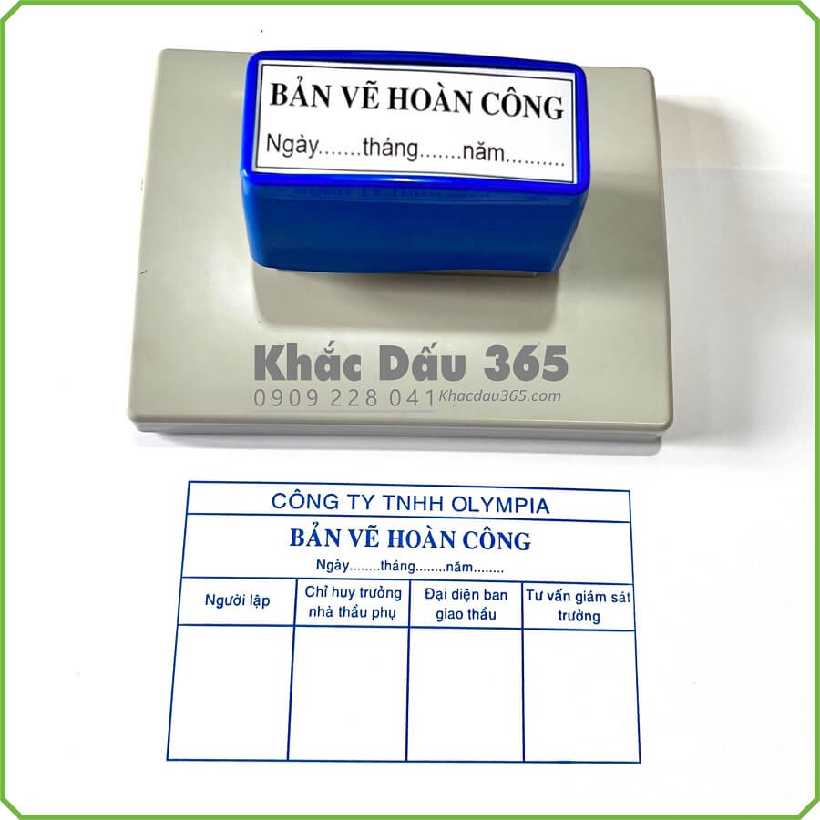 Khắc dấu phường Bình Thạnh