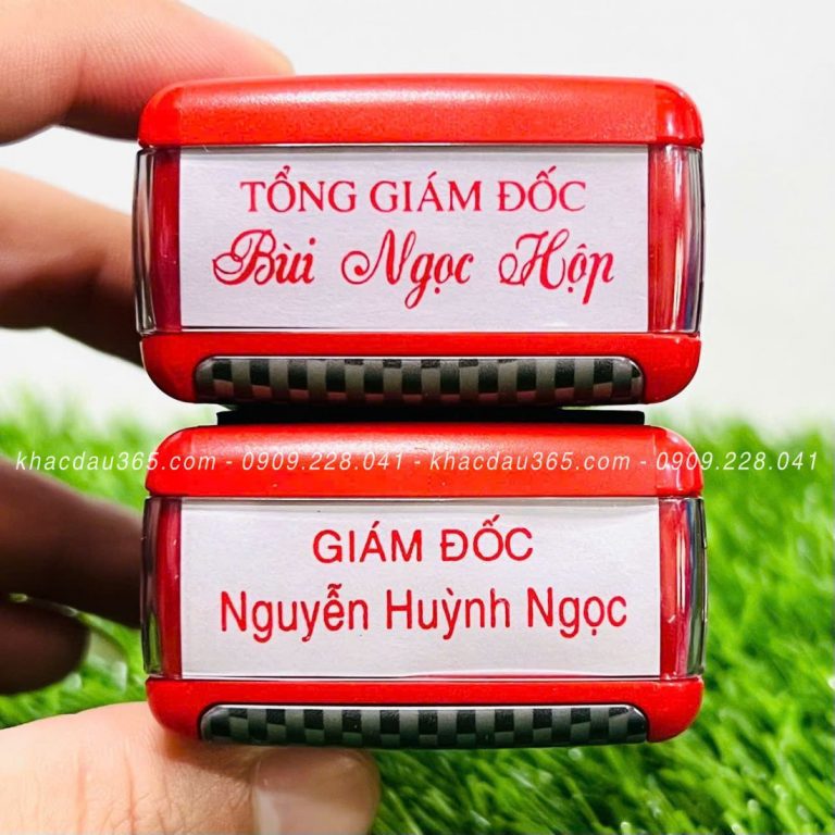 Khắc dấu phường Thới An