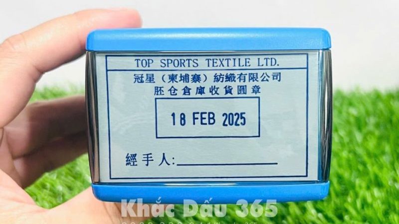 Cách sử dụng con dấu ngày tháng năm đúng và bền lâu