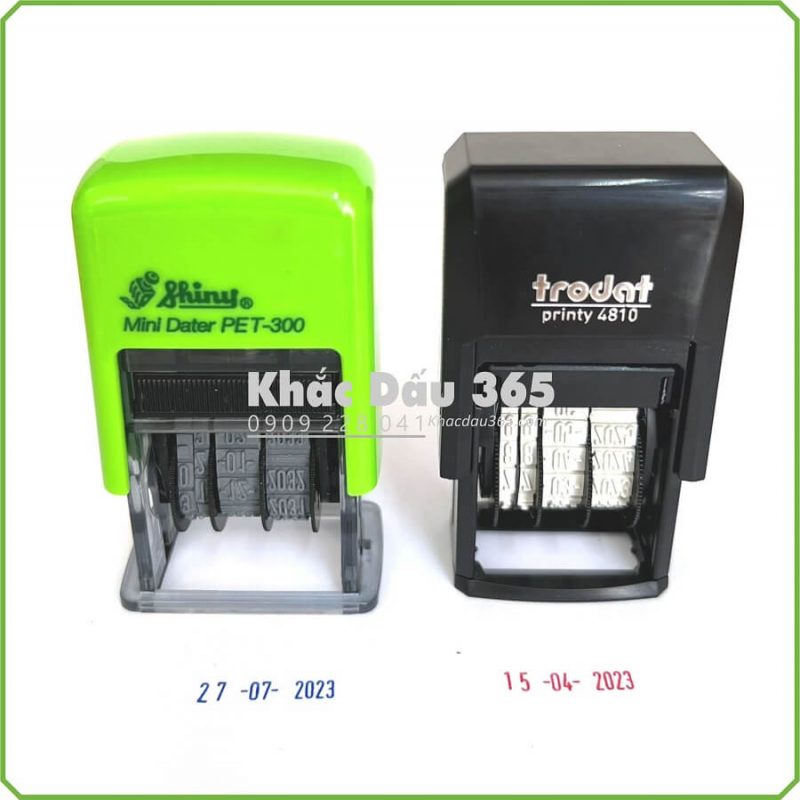 Khắc dấu ngày tháng năm