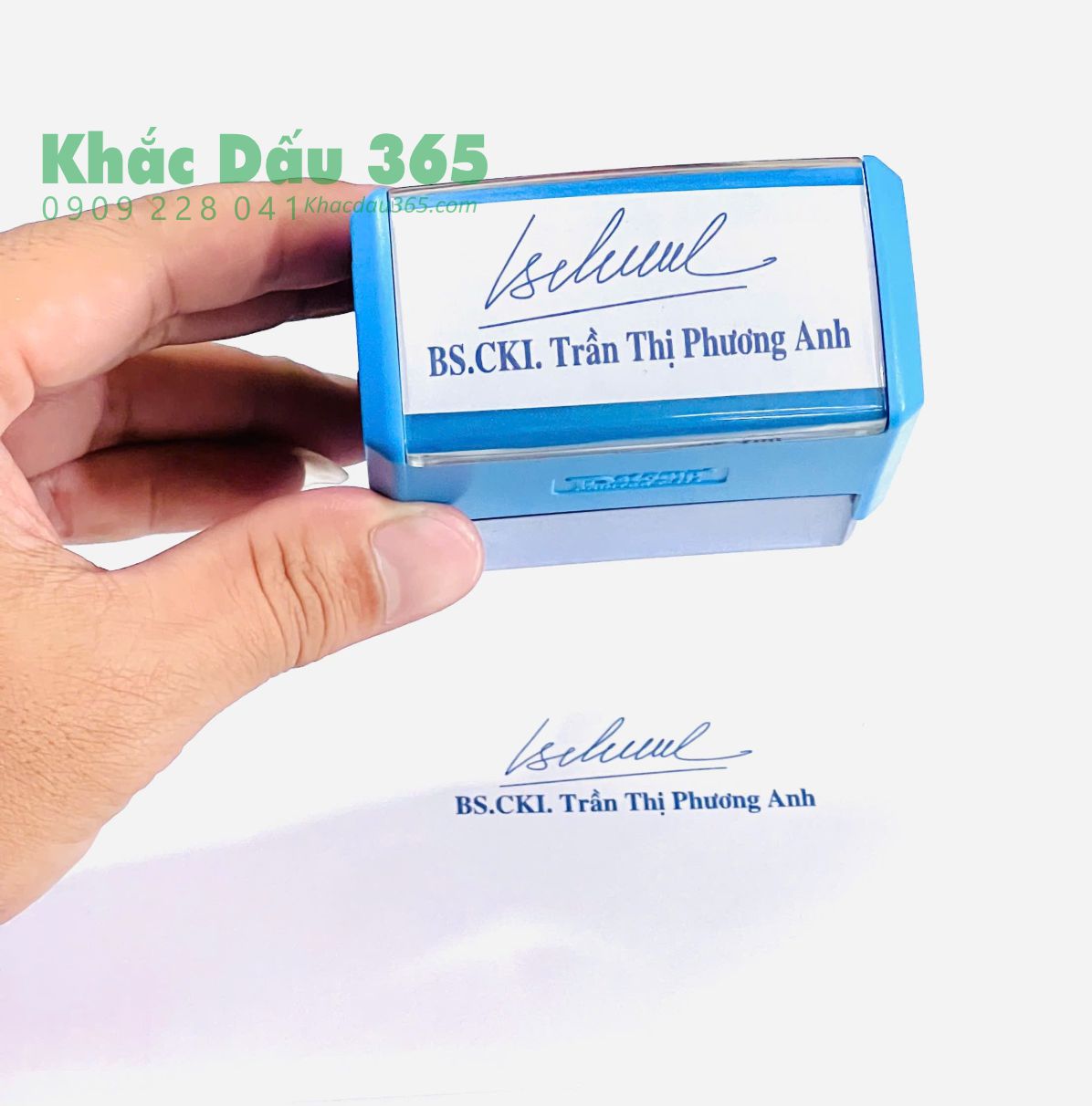 Khắc dấu phường Cầu kiệu