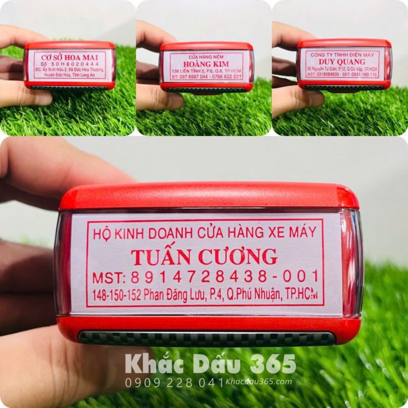 Khắc dấu phường Đức Nhuận