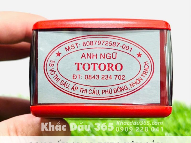 Dịch vụ khắc dấu phường Tân Bình lấy liền, giá minh bạch