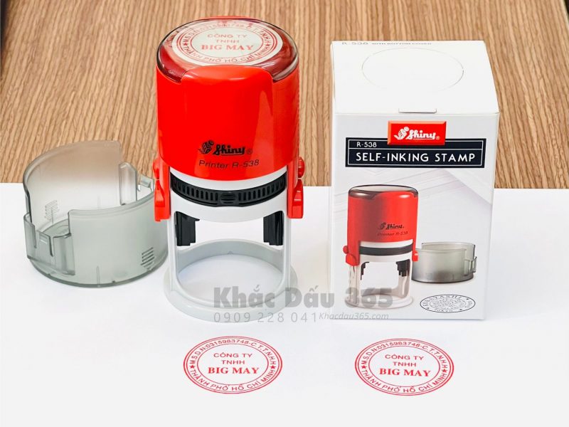 Khắc dấu tròn công ty uy tín, mực chất lượng tại TPHCM