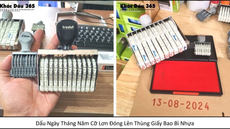 Con dấu ngày tháng năm là gì? Phân loại và cách sử dụng đúng